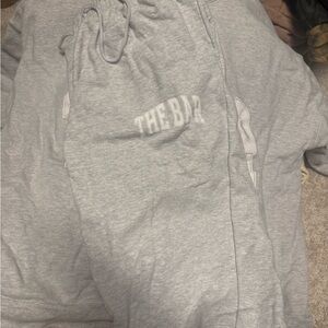 The Bar Light Gray Lounge Pants